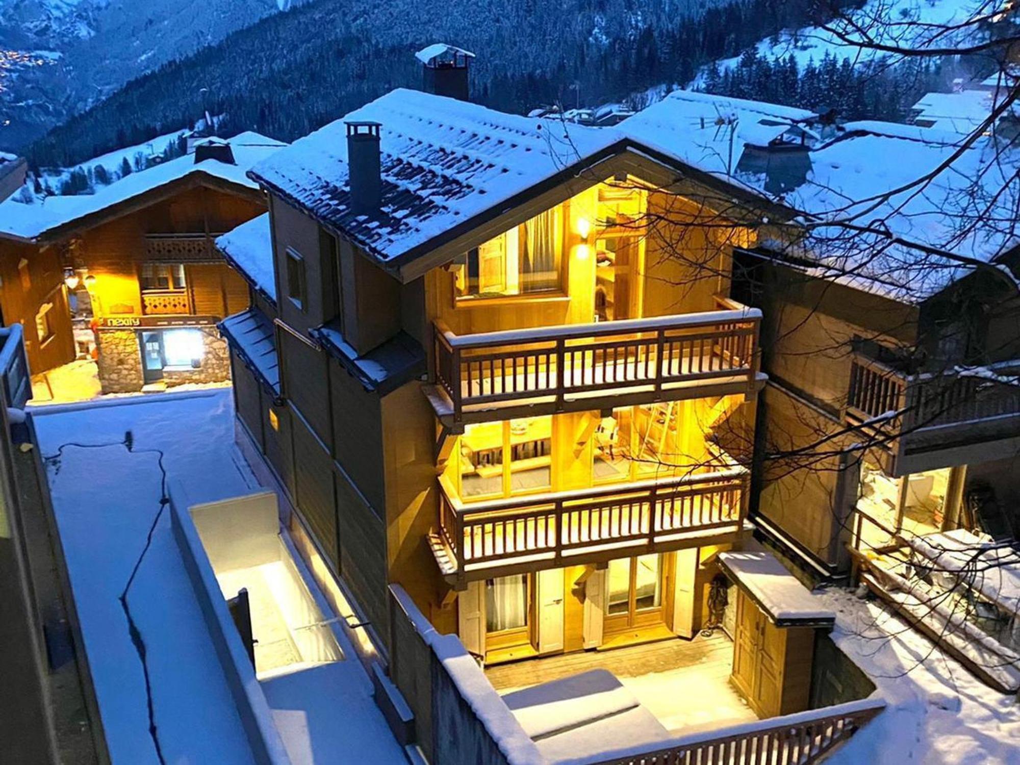 Chalet Entierement Renove Au Centre De Courchevel Village, Ideal Pour 10 Adultes Et 4 Enfants - Fr-1-562-50 Exterior foto